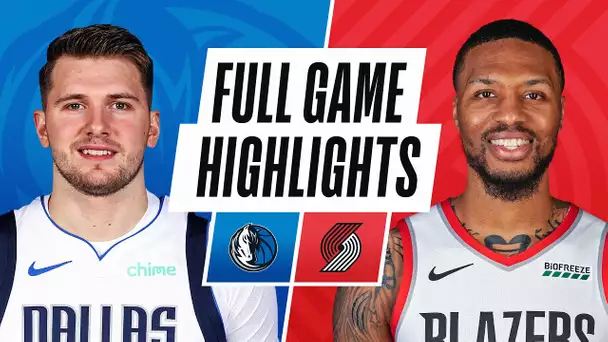 MAVERICKS at TRAIL BLAZERS | FULL GAME HIGHLIGHTS | March 21, 2021