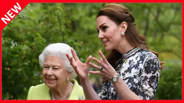 ✅  Kate Middleton et Elizabeth II plus proches que jamais : cela fait des jaloux à Buckingham