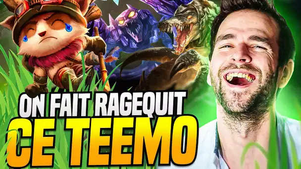 OBJECTIF : FAIRE RAGEQUIT UN TEEMO For Fun avec 600 GANKS ! (il gère de fou aha)