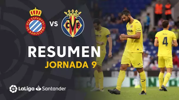 Resumen de RCD Espanyol vs Villarreal CF (0-1)