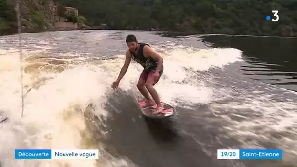 Du wakesurf dans les gorges de la Loire