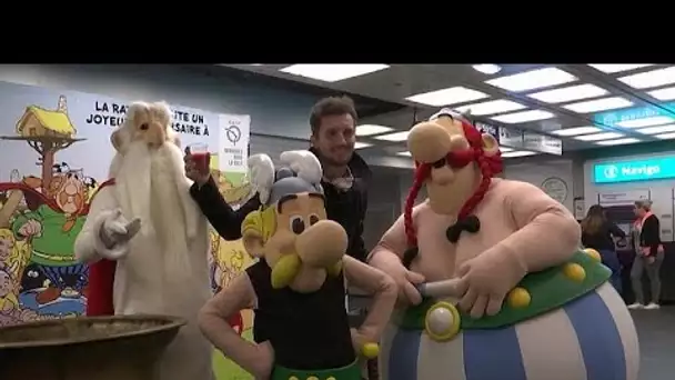 Lutèce et son métro fêtent les 60 ans d'Astérix