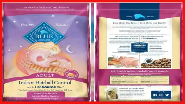 Blue Buffalo Indoor Hairball Control & Weight Control Natural Adult Dry Cat Food