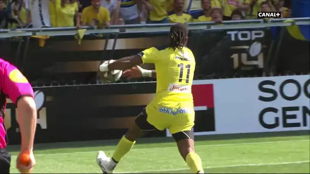 Top 14 - 1/2 finale - Clermont / Lyon : L'essai de Raka face à Lyon