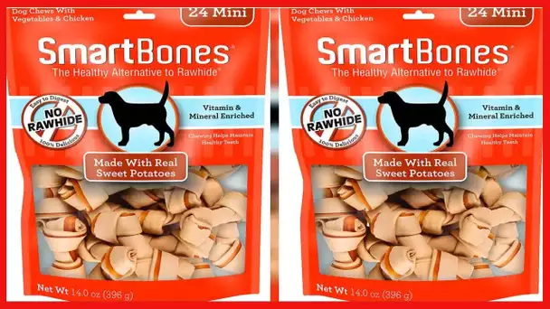 Smartbones 576 Count Sweet Potato Mini Bones, Mini