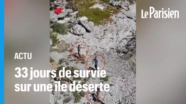 Trois naufragés sauvés après 33 jours sur une île déserte