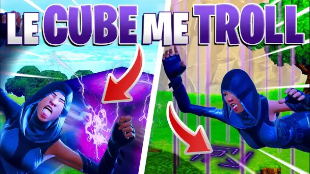 Défi : TUER AVEC LE CUBE & La New Zone 0 Gravité  ► IL M A TROLL 2 Top1 !! 🔥 Fortnite Saison 5