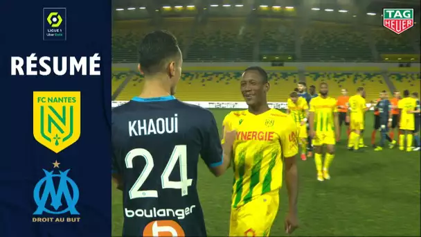 FC NANTES - OLYMPIQUE DE MARSEILLE (1 - 1) - Résumé - (FCN - OM) / 2020-2021