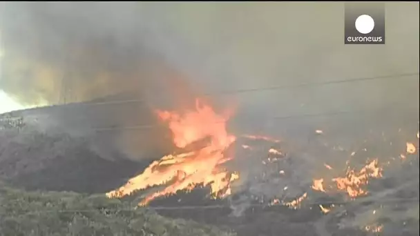 Spectaculaire : une tornade de feu en Californie