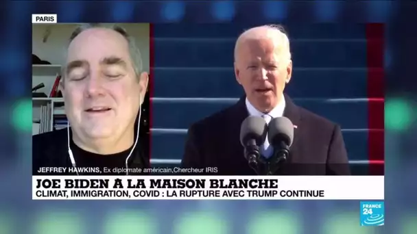 Joe Biden à la Maison Blanche : climat, immigration, la rupture avec Trump continue