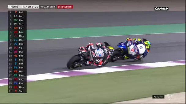 Qatar GP / Moto 2 - Baldassarri a tenu bon malgré l&#039;incroyable remontée de Luthi !