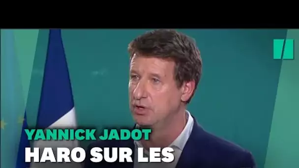 Le programme de Yannick Jadot pour "dégager les climato-sceptiques des ministères"