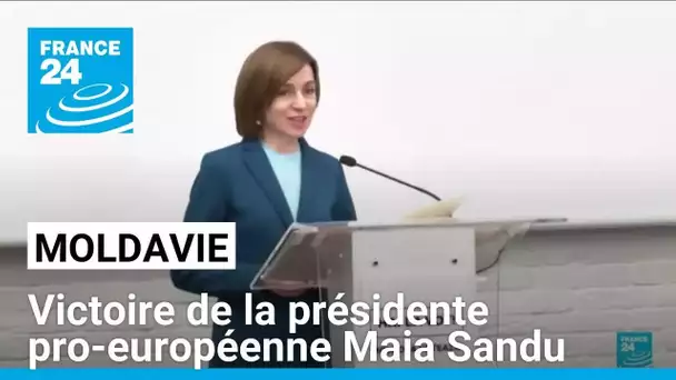 En Moldavie, victoire de la présidente pro-européenne Maia Sandu • FRANCE 24