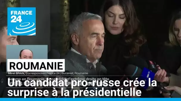 Un candidat pro-russe et TikTokeur crée la surprise à la présidentielle roumaine • FRANCE 24