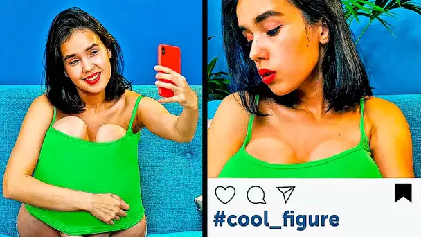 Internet VS Réalité || 24 ASTUCES SECRÈTES POUR DEVENIR UNE STAR DE INSTAGRAM