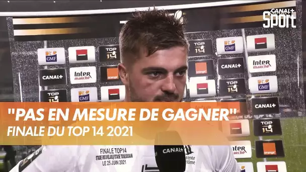 Grégory Alldritt : "On n'a rien fait" - Finale du Top 14 2021