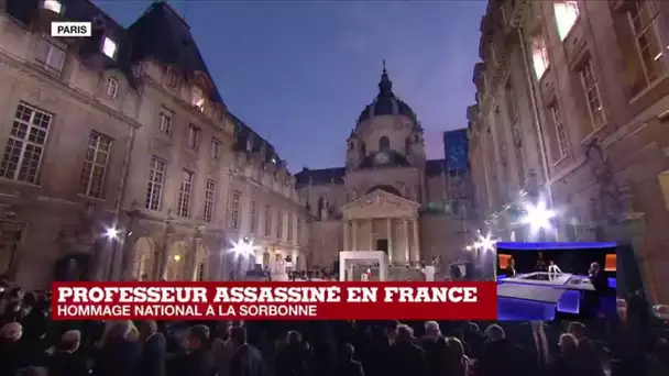 Hommage national à Samuel Paty : le choix de la Sorbonne, un "symbole très fort"