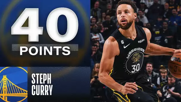 Steph Curry Makes History In 40-PT Performance 🔥