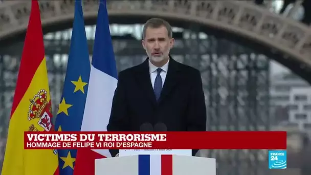 REPLAY : Hommage aux victimes du terrorisme : le roi d'Espagne Felipe VI s'exprime