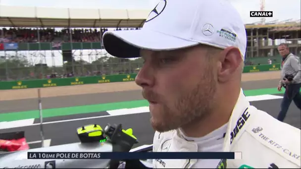 La réaction de Valtteri Bottas après les qualifications