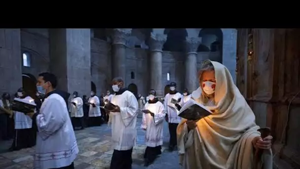 L'après Covid : messe de la veillée pascale à Jérusalem