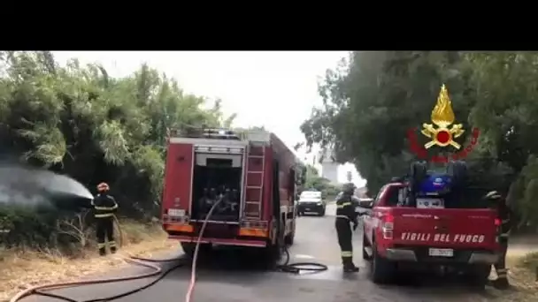 Italie : Une partie de la Sardaigne est toujours en proie aux flammes