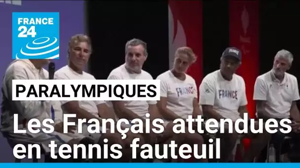 Paralympiques : les Français attendues en tennis fauteuil • FRANCE 24