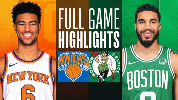 KNICKS at CELTICS | NBA PRESEASON FULL GAME HIGHLIGHTS | October 17, 2023