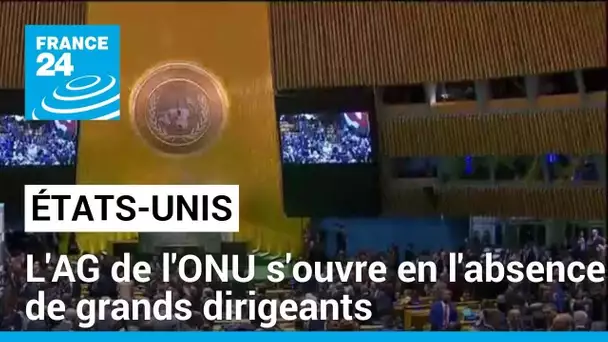 États-Unis : l'Assemblée générale de l'ONU s'ouvre en l'absence de grands dirigeants