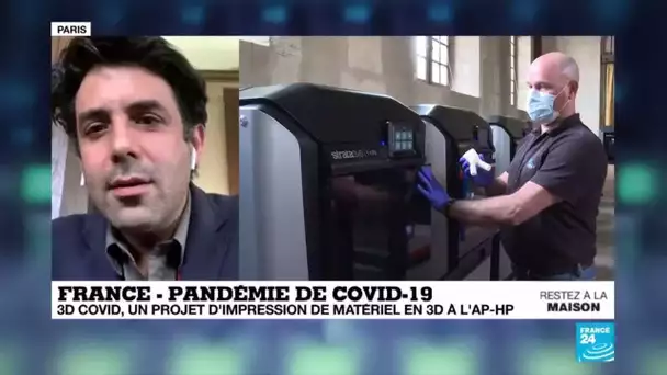 Coronavirus en France : 3D-Covid, un projet d'impression de matériel en 3D à l'AP-HP