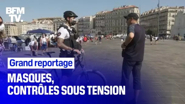 "Masques, contrôles sous tension": revoir le grand reportage de BFMTV