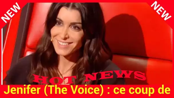 Jenifer (The Voice) : ce coup de cœur mode dont elle ne se passe plus