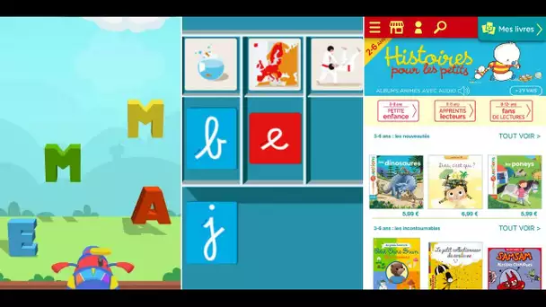 Trois applis pour apprendre à lire en s'amusant