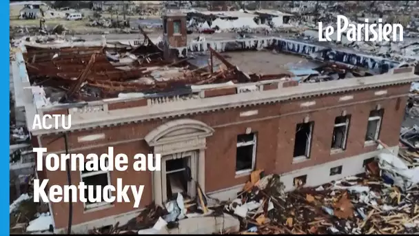 Tornade au Kentucky : les images aériennes de la dévastation au "point zéro"