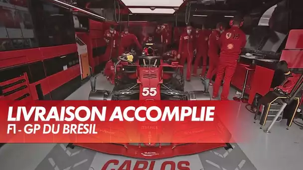 Course contre la montre dans le paddock - GP du Brésil