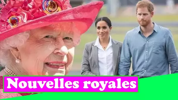 La reine a remis un "rameau d'olivier parfait" pour enfin mettre fin aux problèmes du Megxit - "Vo