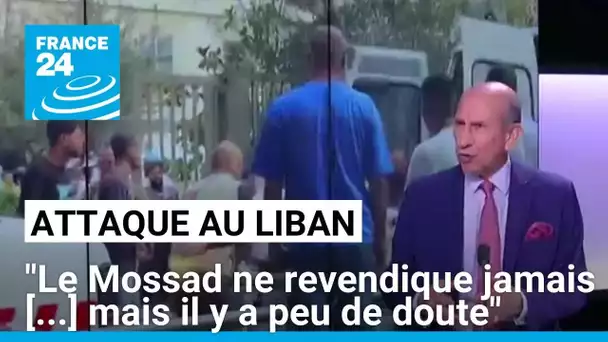 Explosions de bipeurs au Liban : "Le Mossad ne revendique jamais [...] mais il y a peu de doute"