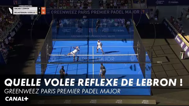 La sublime stop-volée réflexe signée Lebron ! Greenweez Paris Premier Padel Major