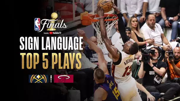 NBA’s Top 5 Plays of the Night (ASL) | June 7, 2023