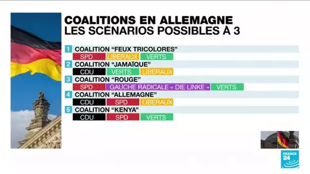 Législatives en Allemagne : comment va se former la coalition ? • FRANCE 24