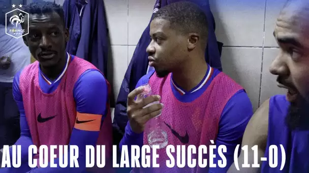 Dans les coulisses du large succès des Bleus (11-0)