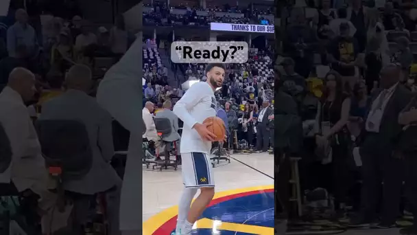 Jamal Murray Is Feeling It Before Game 2! 🎯| #Shorts