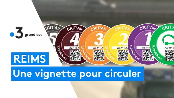 Reims : la vignette Crit'Air pour circuler dans le centre ville