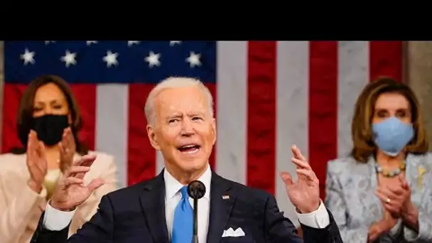 "Les États-Unis repartent de l'avant", salue Joe Biden devant le Congrès