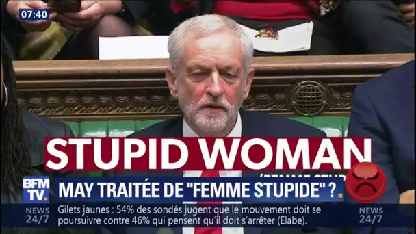 Au Royaume-Uni, le chef de l&#039;opposition accusé d&#039;avoir traité Theresa May de 'femme stupide'