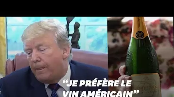 Donald Trump s'attaque au vin français, mais les avis sur son vin ne sont pas reluisants