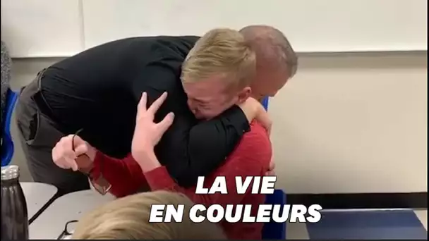 Ce jeune daltonien très ému découvre les couleurs pour la première fois