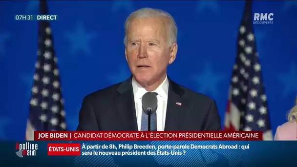 Joe Biden assure qu’il est en bonne voie pour gagner, Donald Trump réagit immédiatement