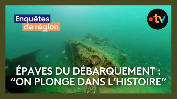 Ces épaves sous-marines datent du débarquement