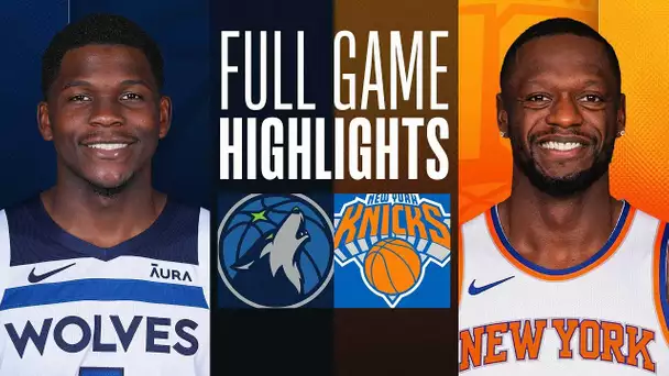 TIMBERWOLVES at KNICKS | FULL GAME HIGHLIGHTS | January 1, 2024